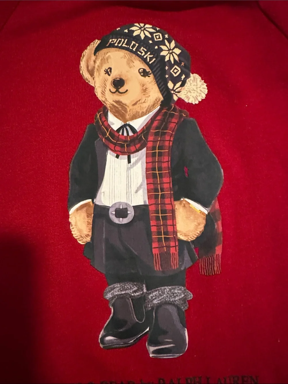 Ralph Lauren Red Polo Bear Girl's Costume Dress